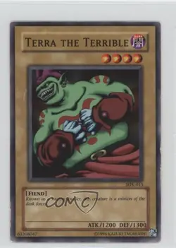 Terra the Terrible Unlimited YuGiOh Starter Deck Kaiba #SDK-013 2002 READ - Image 1