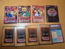 Yu-Gi-Oh! Rulebook Lot v3.0-5.0 + 4 Deck Boxes + Dragon's Roar Guide!! - Image 1