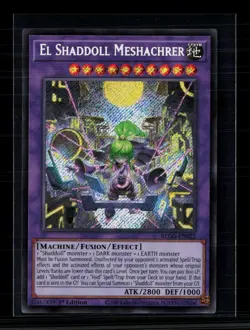 Yu-Gi-Oh! El Shaddoll Meshachrer Glorious Gallery SR BLGG-EN022 1st Edition - Image 1