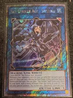 Yu-Gi-Oh! Sky Striker Ace - Shizuku RA03-EN043 Platinum Secret Rare - Image 1