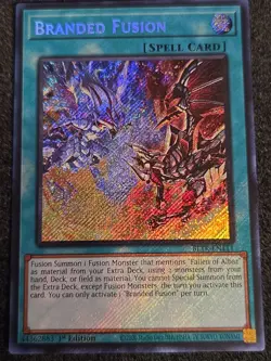 Yugioh - Branded Fusion BLTR-EN111 1st Edition Secret Rare NM - Image 1
