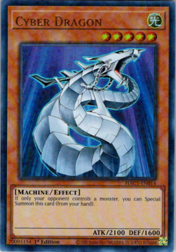 Yugioh Cyber Dragon HAC1-EN014 1st Edition - Image 1