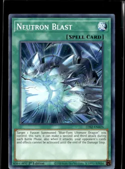 Yu-Gi-Oh Neutron Blast LDS2-EN026 1st Edition Non Holo - Image 1