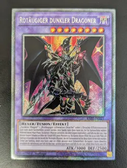 Rotaugiger dunkler Dragoner RA02-DE021 Platinum Secret Rare DE NM YUGIOH - Image 1