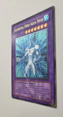 Elemental Hero Aqua Neos LP Ultimate Rare UTR 1st Edition Yugioh TCG POTD-EN031 - Image 4