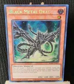 Yu-Gi-Oh! Black Metal Dragon *SECRET RARE* RA04-EN016 1st Edition LP - Image 1