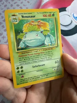 Venusaur 15/102 Holo Holo Rare Base Set Unlimited Pokemon card TCG WOTC - Image 4