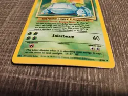 Venusaur 15/102 Base Set Unlimited Edition Holo Rare Pokemon TCG LP - Image 3