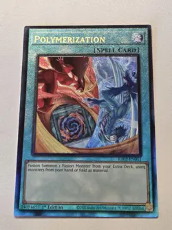 Polymerization RA03-EN051 Prismatic Ultimate Rare Yugioh HERO Art (B) Mint PUR - Image 2