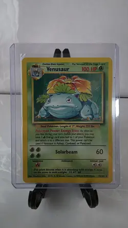 Pokemon TCG Venusaur Base Set 15/102 Holo Unlimited Holo Rare - Image 3