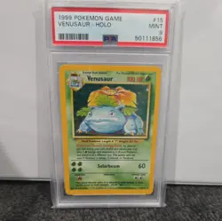 Pokemon TCG Venusaur Base Set 15/102 Holo Unlimited Holo Rare - Image 1