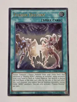 Fusion Destiny OP18-EN003 Ultimate Rare Yugioh OTS Tournament Pack 18 UTR Mint - Image 2