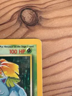 Pokemon TCG Venusaur Base Set Holo Unlimited Rare Card 15/102 MP Condition - Image 3