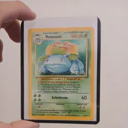 Pokemon TCG Venusaur Base Set 15/102 Holo Unlimited Holo Rare - Image 1