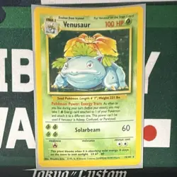 Pokemon TCG Venusaur Base Set 15/102 Holo Unlimited Holo Rare - Image 1