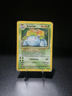 Pokemon TCG Venusaur Base Set 15/102 Holo Unlimited Holo Rare - Image 1