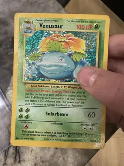 Pokemon TCG Venusaur Base Set 15/102 Holo Unlimited Holo Rare - Image 2