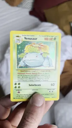 Pokemon TCG Venusaur Base Set Holo Unlimited Rare Card 15/102 - Image 2