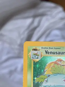 Pokemon TCG Venusaur Base Set Holo Unlimited Rare Card 15/102 - Image 3