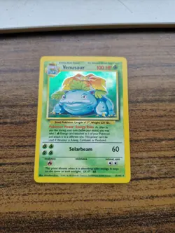 Pokemon TCG Venusaur Base Set 15/102 Holo Unlimited Holo Rare - Image 1