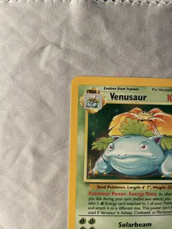 Pokemon TCG Venusaur 15/102 Base Set Unlimited Holo Rare LP/MP - Image 4