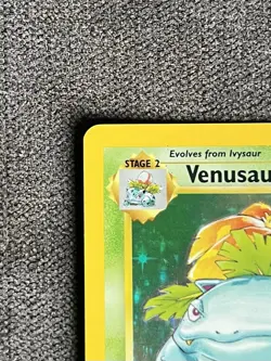 🍃 Pokemon TCG Venusaur Base Set 15/102 Holo Unlimited Holo Rare NM 🍃 - Image 3