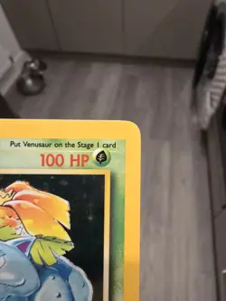 Pokemon TCG Venusaur 15/102 Base Set Unlimited Holo Rare Near Mint - Image 5