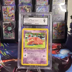 CGC 9 MINT Slowpoke 73/111 Neo Genesis 1st Edition Vintage 2000 WOTC Pokemon - Image 1