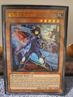 Yugioh Justice Hunters - K9-17 IZUNA - JUSH-EN031 Ultra Rare 1 Edition NM x3 - Image 4
