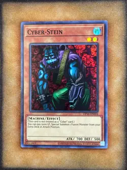 Yugioh Cyber-Stein OP16-EN004 Super Rare NM - Image 1