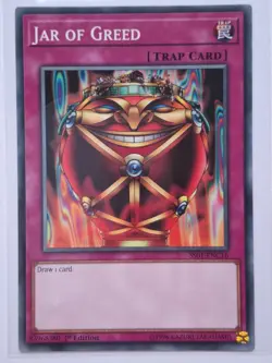 Jar of Greed - SS01-ENC16 - Common - 1st Edition Yugioh - Image 1