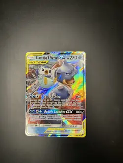 Pokemon TCG Blastoise & Piplup GX Tag Team 38/236 Cosmic Eclipse NEAR MINT - Image 4