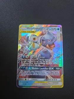 Pokemon TCG - Blastoise & Piplup GX - 38/236 - Cosmic Eclipse - Tag Team - Image 1