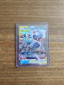 Pokemon TCG Blastoise & Piplup GX Tag Team Cosmic Eclipse 38/236 Sm12 - Image 1