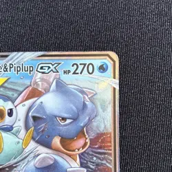 Pokemon TCG Blastoise & Piplup GX TAG TEAM 38/236 Holo Ultra Rare Cosmic Eclipse - Image 3