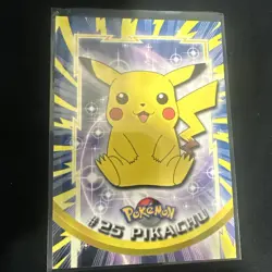 Pokemon 1999 Topps Pokemon TV Animation Edition Series 1 #25 Pikachu Card TCCCX - Image 1