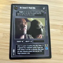 Star Wars CCG Decipher Trading card Dr. Evazan & Ponda Baba - Image 1
