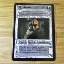 Star Wars CCG Decipher Trading card Orrimaarko - Image 1
