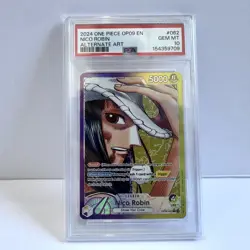 PSA 10 Nico Robin OP09-062 Alternate Alt Art - Graded One Piece Card - Image 1