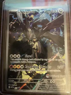 N’s Zekrom 031 Promo Card Pokemon Center Stamped Ascended Heroes - Image 1
