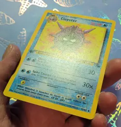 Cloyster 32/62 1st Edition Fossil Pokemon Card LP - Image 3