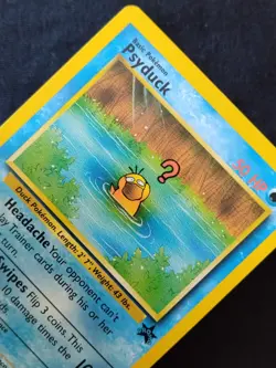 Pokemon Card Psyduck League Promo Black star #20 Wizards Of The Coast 2000 EX - Image 2