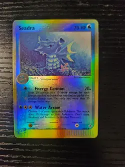 Pokemon TCG Seadra Dragon Reverse Holo Card 39/97 EX Dragon - Image 1