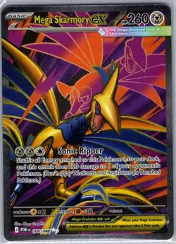 Mega Skarmory ex 106/088 ME03: Perfect Order - Pokemon Card - NM - Image 1