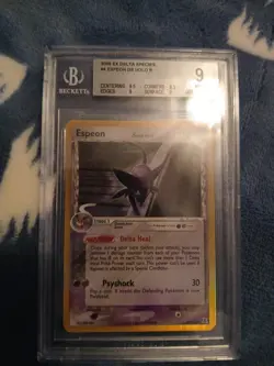 Espeon 4/113 EX Delta Species Reverse Holo Rare Pokemon Card 2005 TCG - Image 1