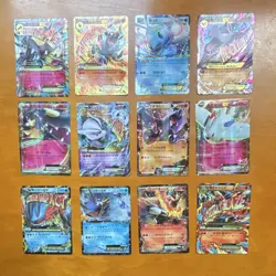 Pokemon TCG EX Holo Card Lot (12) Korean Greninja EX Kyogre EX Mewtwo EX - Image 1