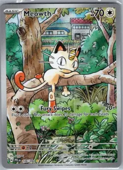 Meowth 106/094 ME02: Phantasmal Flames - Pokemon Card - NM - Image 1