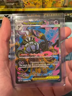 Pokemon card 099/084 Mega Chandelure ex mega evolution Pitch Black MINT! - Image 1