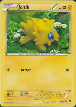 JOLTIK - 41/114 - XY Steam Siege - Common - Pokemon Card - NM - Image 1