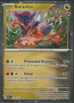 Koraidon - (Cosmos Holo) Rare Miscellaneous Cards & Products 119/162 NM (SWIRL) - Image 1